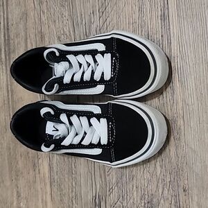 Vans Kids Sneakers Black and White